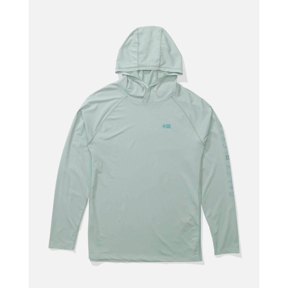 NEW SALTY CREW men's apex perforated sunshirt in jade